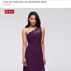 David’s Bridal Bridesmaid Dress